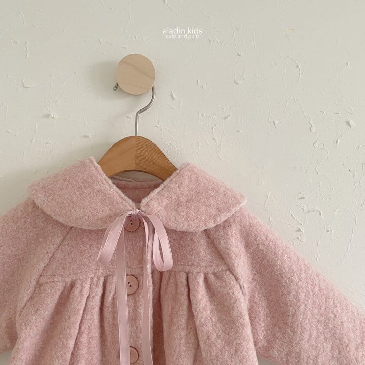 Aladin - Korean Children Fashion - #designkidswear - Flower Padding Coat - 8