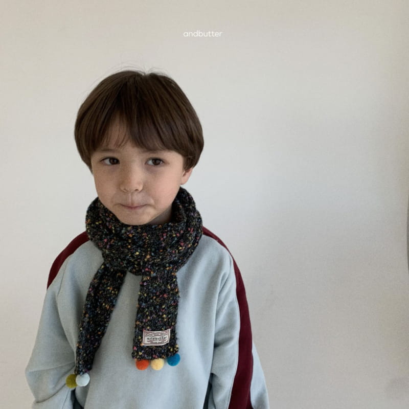 Andbutter - Korean Children Fashion - #childofig - Pompom Muffler - 10
