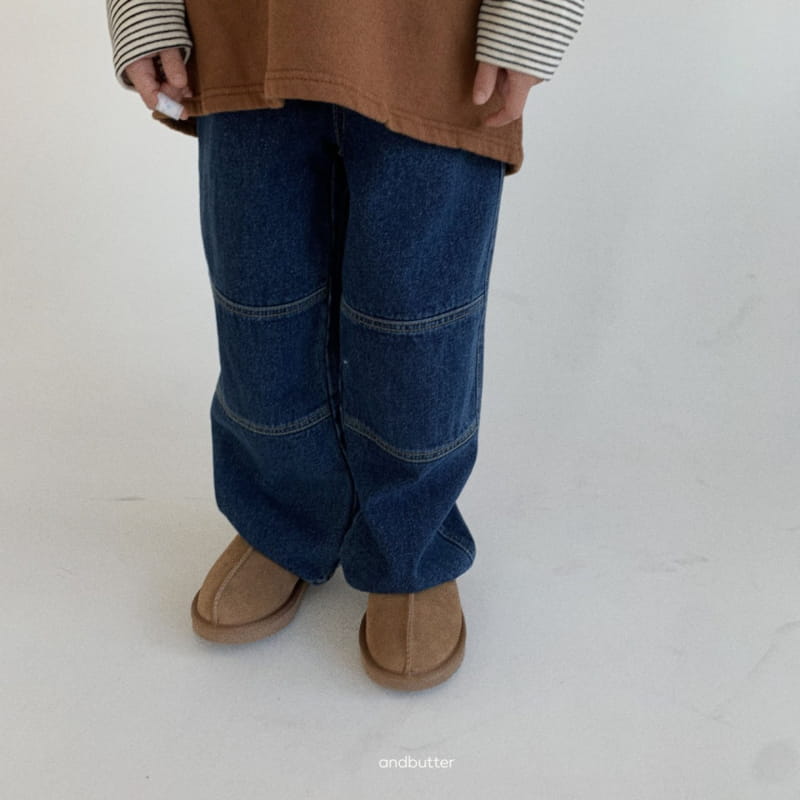 Andbutter - Korean Children Fashion - #childrensboutique - Slit Jeans