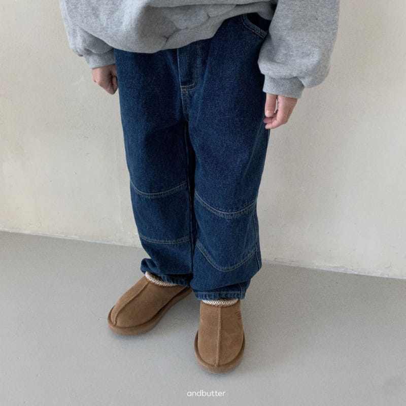 Andbutter - Korean Children Fashion - #discoveringself - Slit Jeans - 3