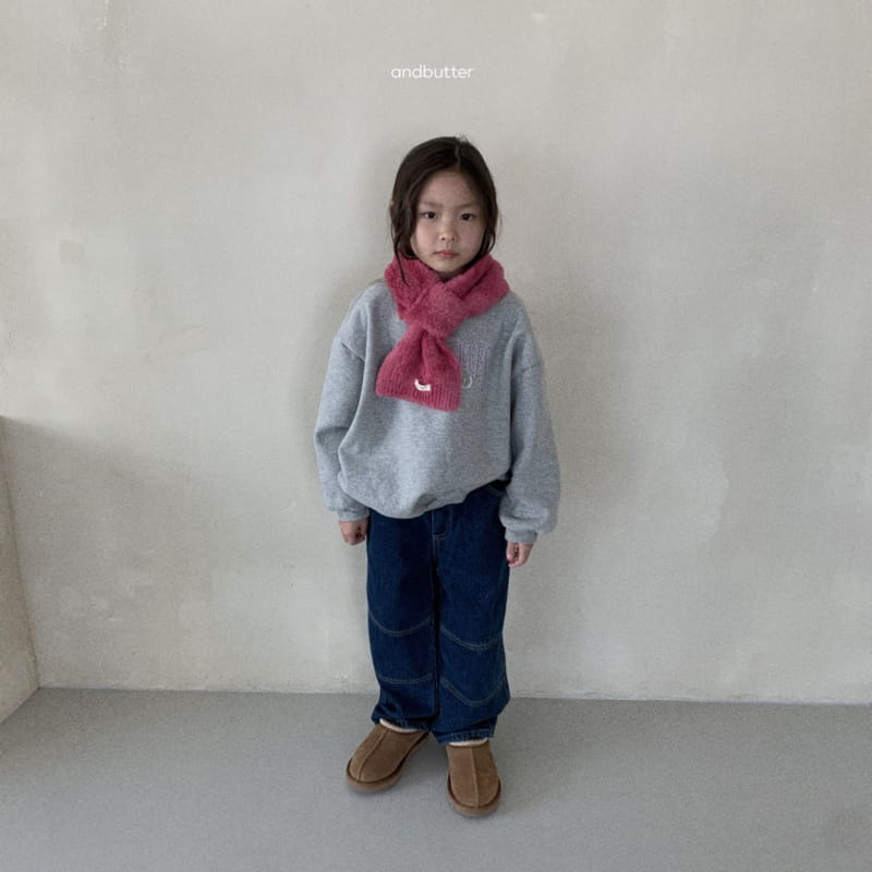 Andbutter - Korean Children Fashion - #kidsstore - Slit Jeans - 6