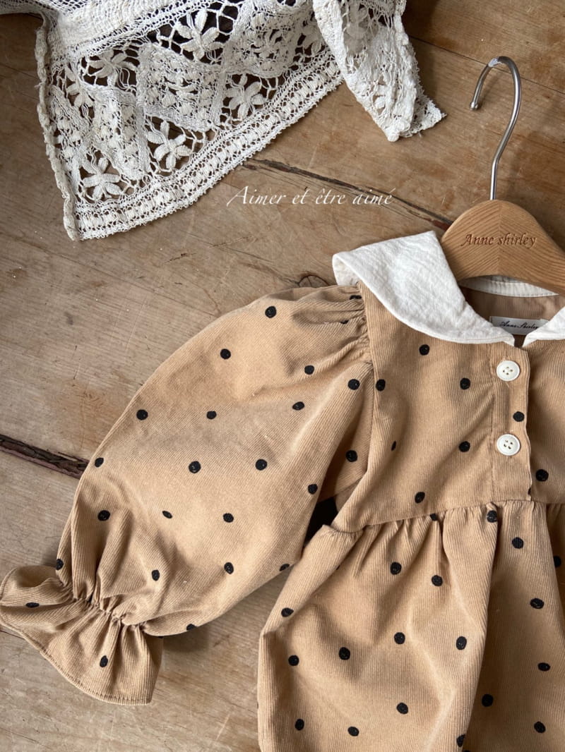 Anne Shirley - Korean Baby Fashion - #babyoutfit - Wendy Collar Bodysuit