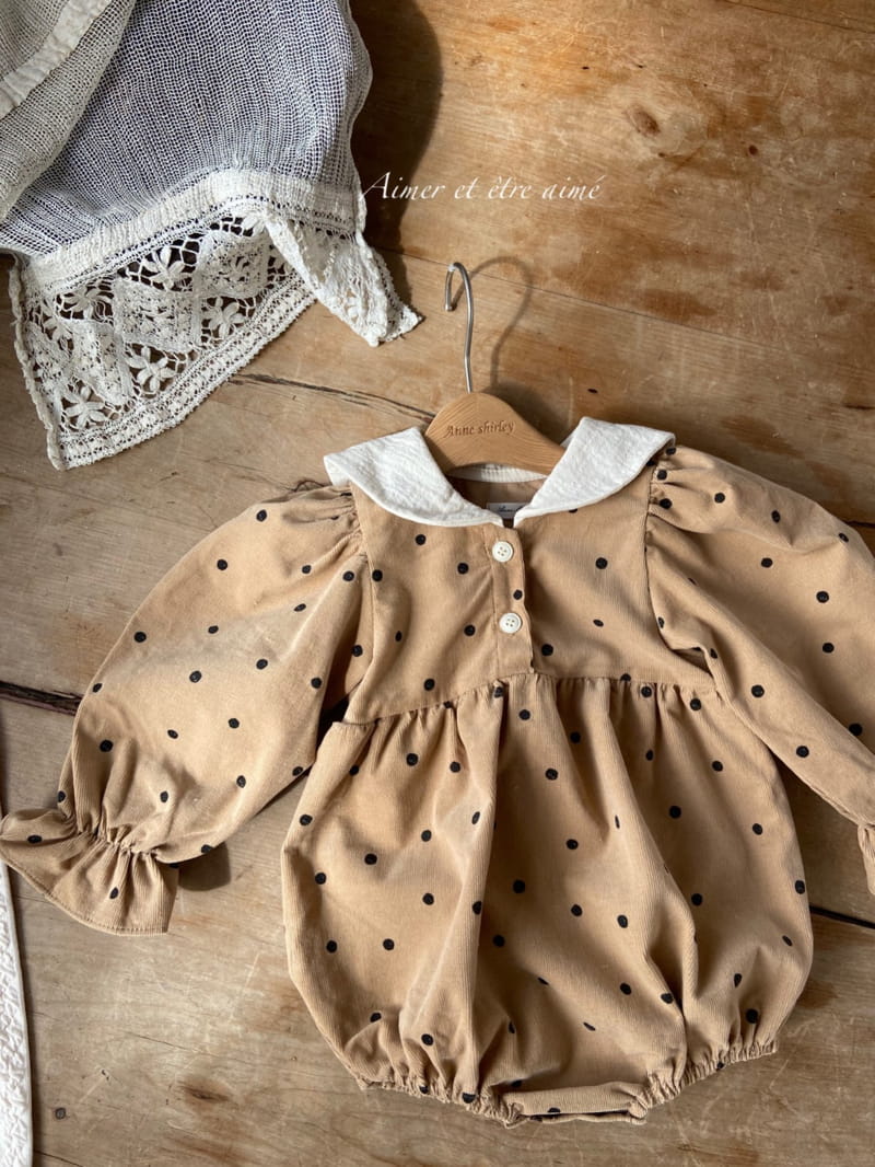 Anne Shirley - Korean Baby Fashion - #babyoutfit - Wendy Collar Bodysuit - 2