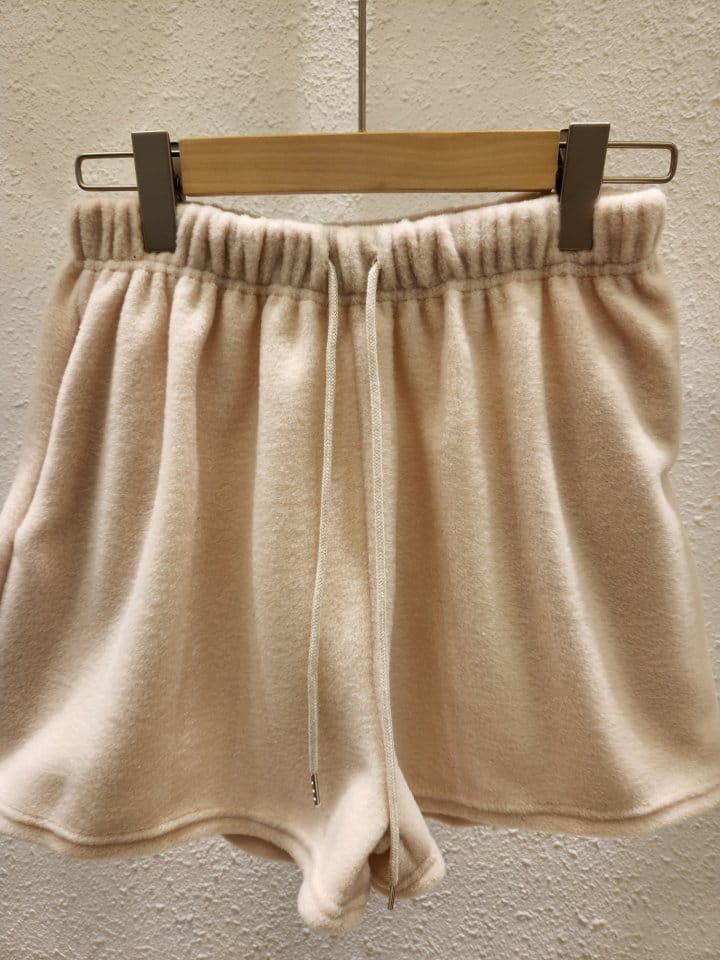Another Plan - Korean Women Fashion - #womensfashion - Fleece Shorts