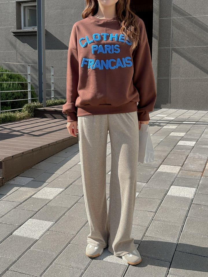 Another Plan - Korean Women Fashion - #womensfashion - Clos Paris Sweatshirt - 2