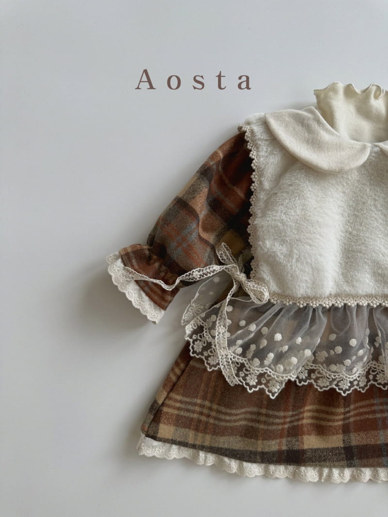 Aosta - Korean Children Fashion - #Kfashion4kids - Lace Frill Vest - 6