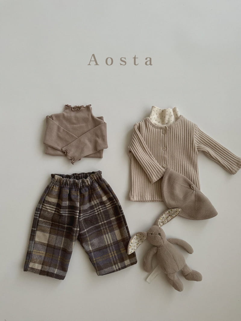 Aosta - Korean Children Fashion - #childofig - Check Pants - 8
