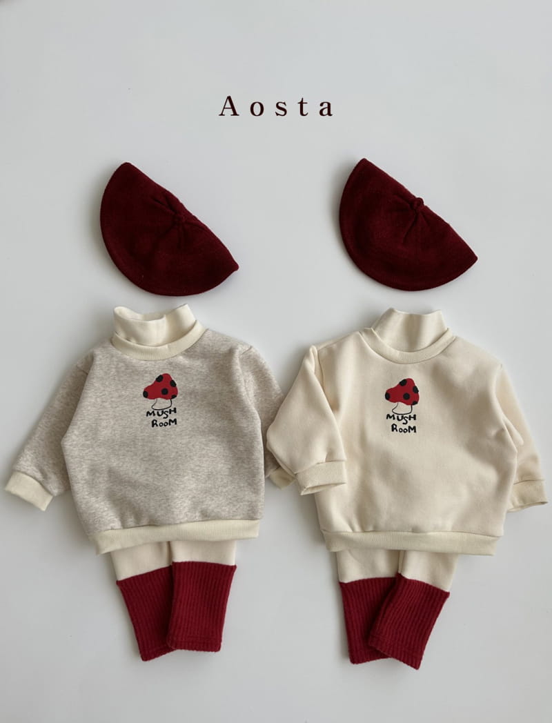 Aosta - Korean Children Fashion - #childofig - Mushroom Sweatshirt - 2