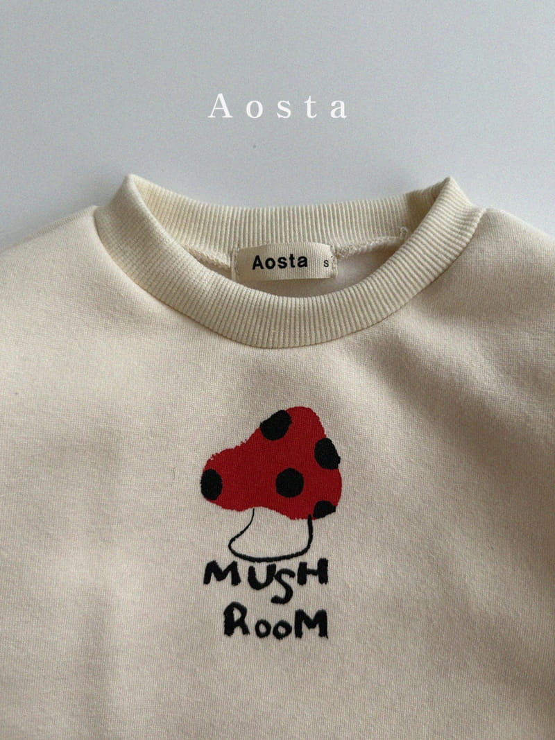 Aosta - Korean Children Fashion - #childofig - Mushroom Sweatshirt - 3