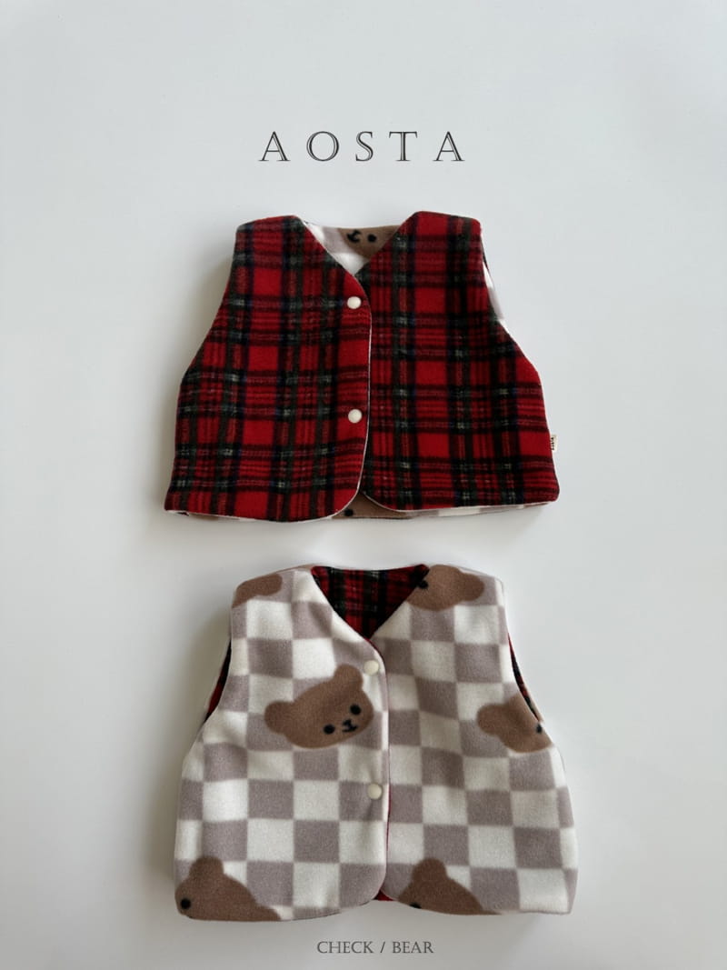Aosta - Korean Children Fashion - #childofig - Cloud Reversible Vest - 10