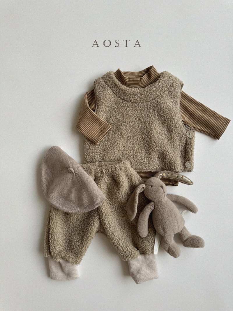 Aosta - Korean Children Fashion - #childrensboutique - Tete Bear Vest - 7