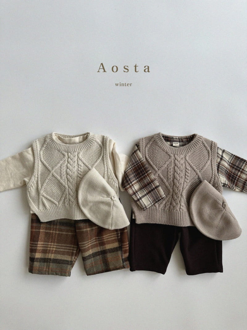 Aosta - Korean Children Fashion - #childrensboutique - Check Pants - 9