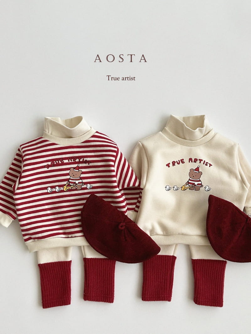 Aosta - Korean Children Fashion - #childofig - Artist Sweatshirt - 4