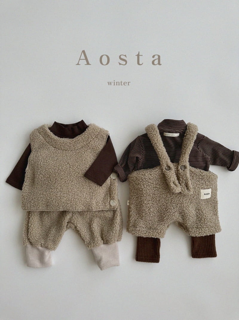 Aosta - Korean Children Fashion - #designkidswear - Tete Bear Vest - 8