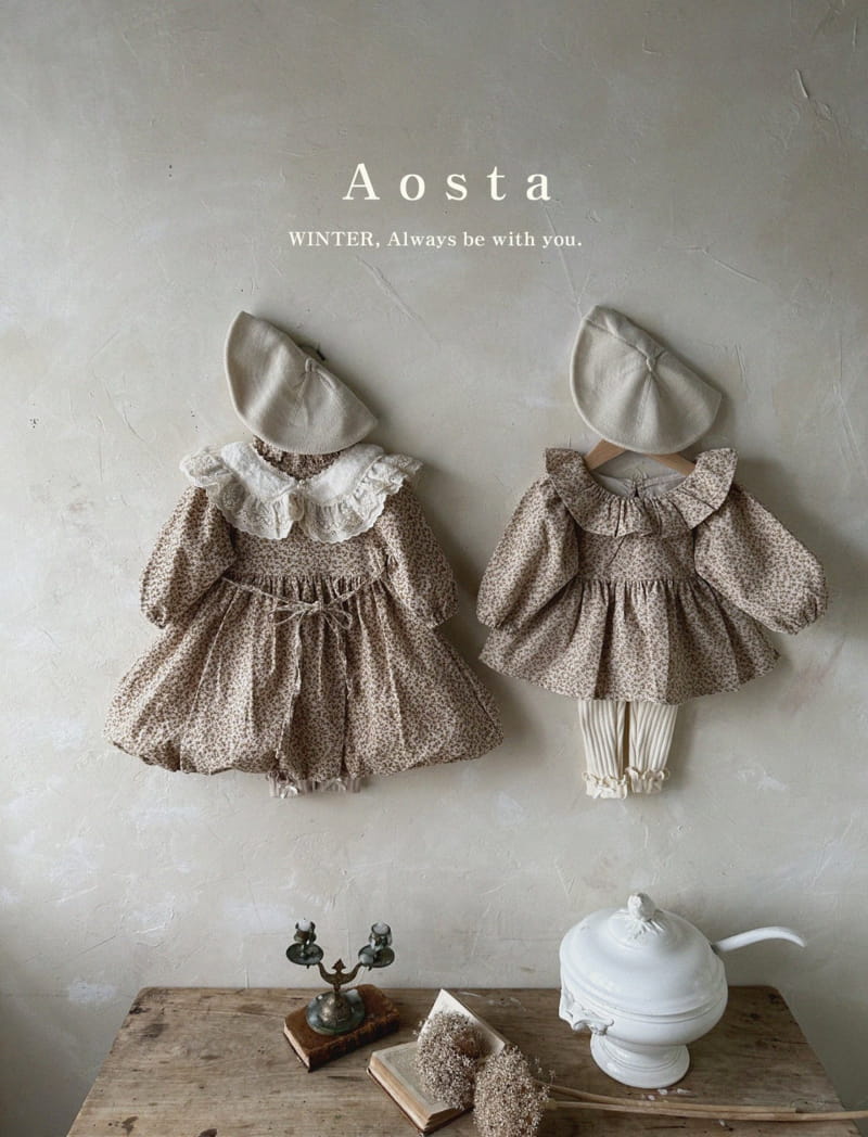 Aosta - Korean Children Fashion - #designkidswear - Olivia Balloon One-piece - 7