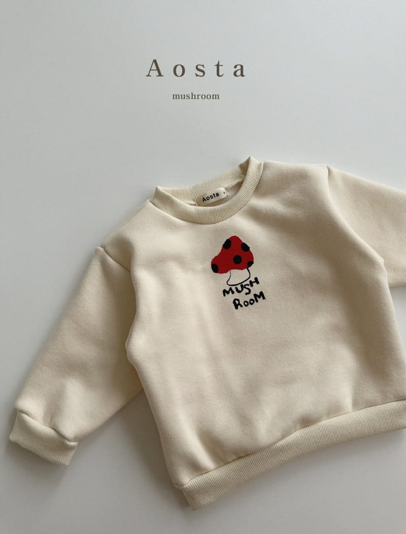 Aosta - Korean Children Fashion - #designkidswear - Mushroom Sweatshirt - 5