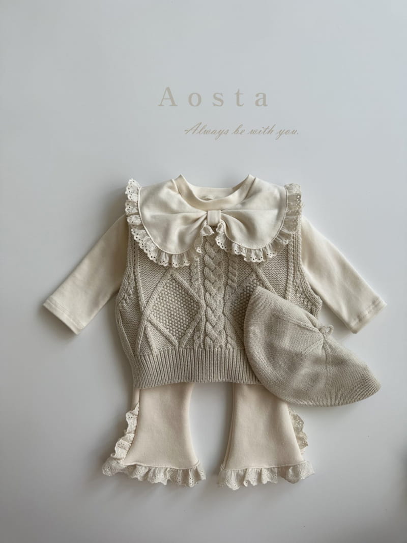 Aosta - Korean Children Fashion - #designkidswear - Peach Blouse - 4