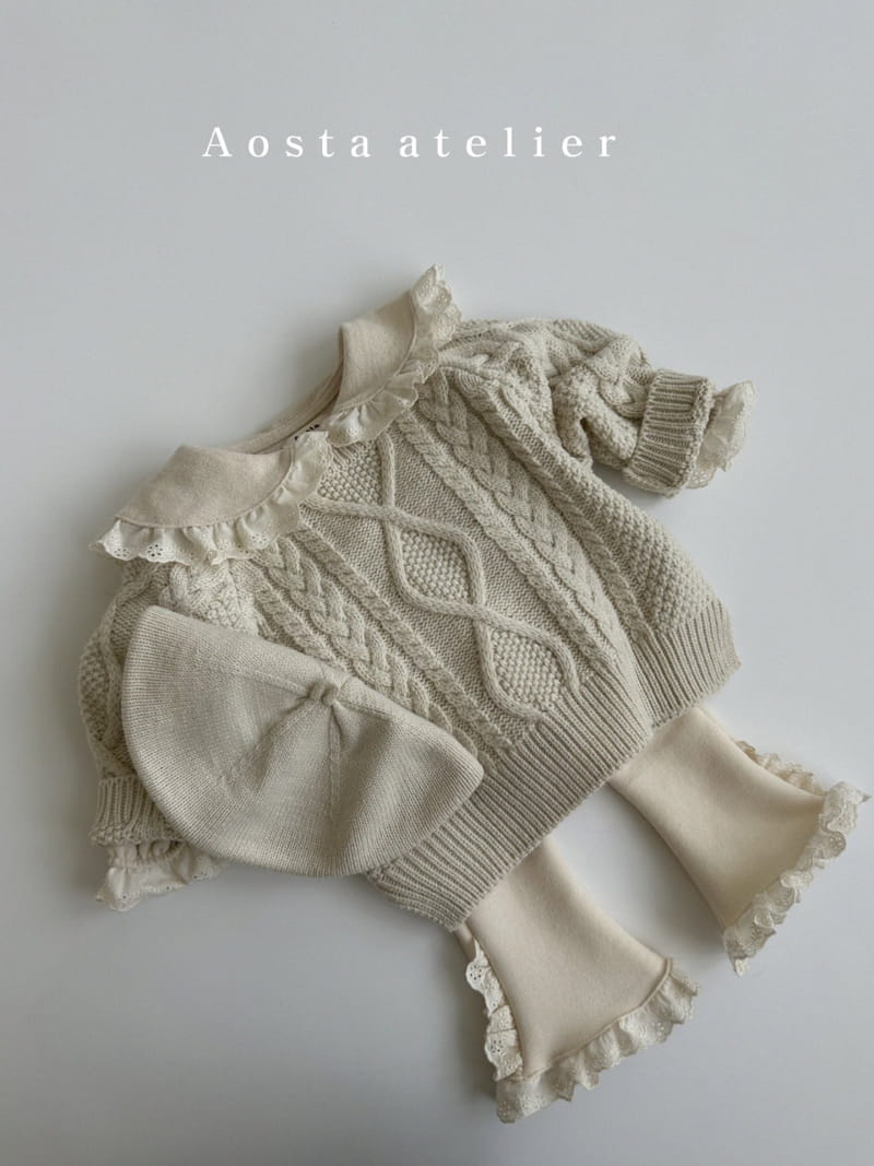 Aosta - Korean Children Fashion - #discoveringself - Knit Pullover - 9