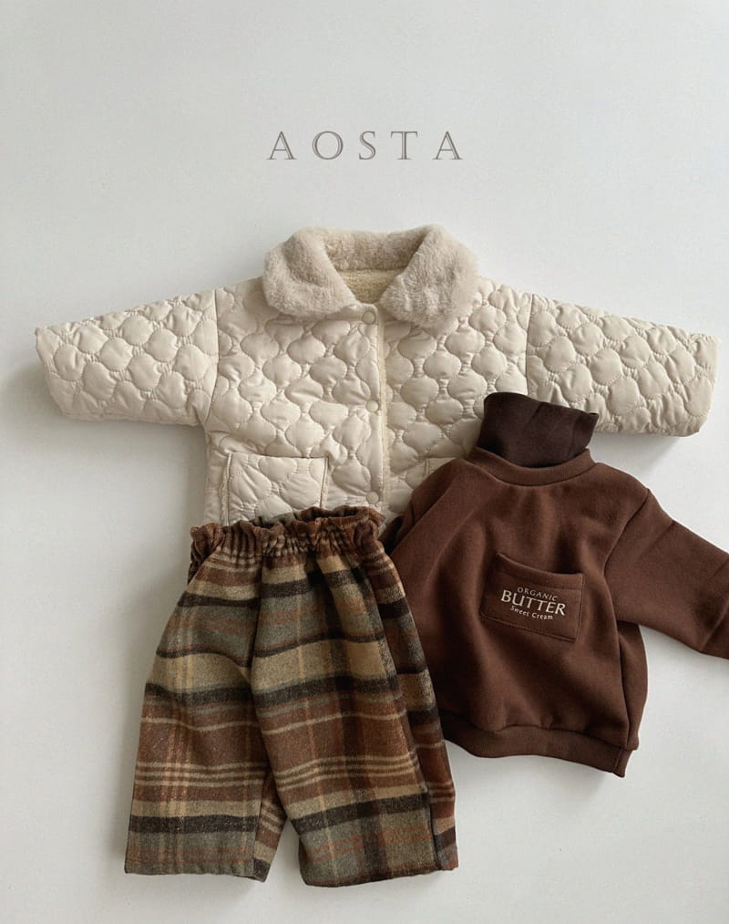 Aosta - Korean Children Fashion - #fashionkids - Check Pants - 12