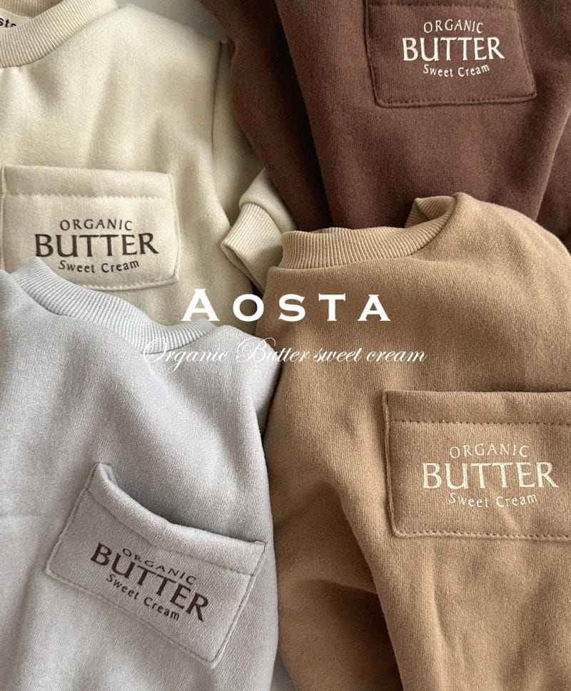 Aosta - Korean Children Fashion - #kidsshorts - Butter Sweatshirt