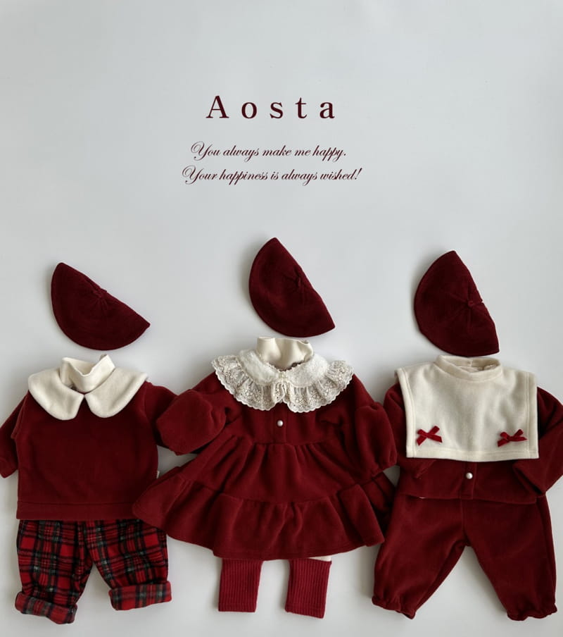 Aosta - Korean Children Fashion - #kidsshorts - Winter Collar Tee - 4