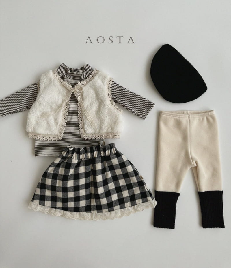 Aosta - Korean Children Fashion - #kidsstore - Signiture Turtleneck Tee - 8