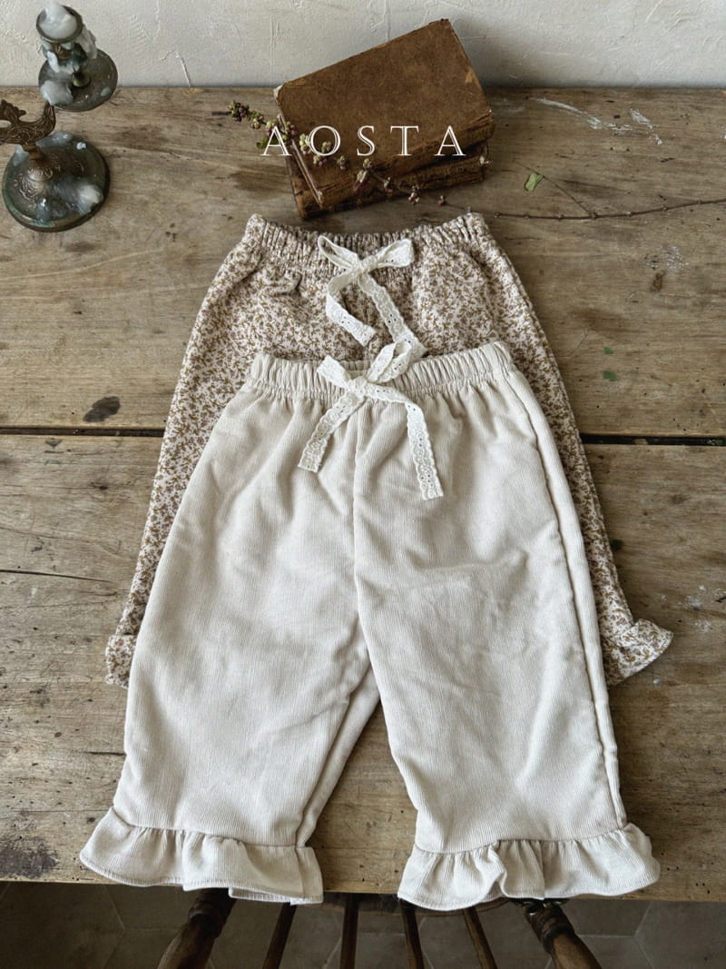Aosta - Korean Children Fashion - #magicofchildhood - Olivia Frill Pants