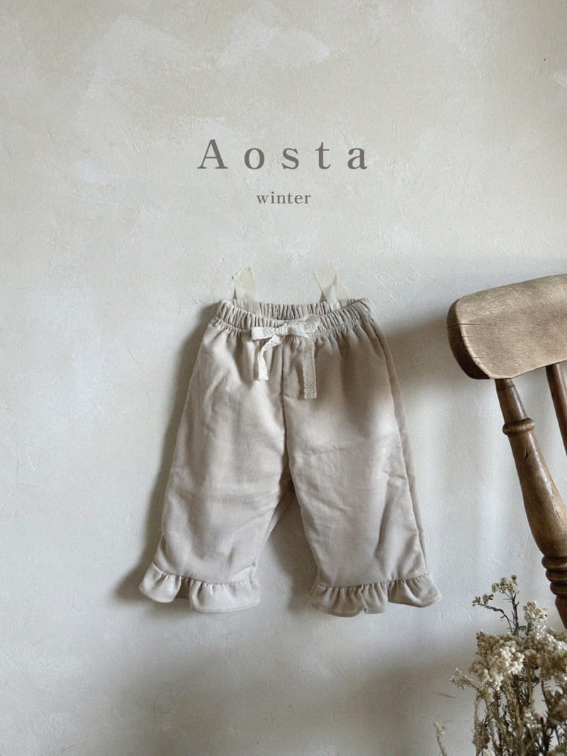 Aosta - Korean Children Fashion - #minifashionista - Olivia Frill Pants - 2