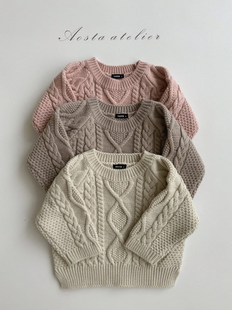 Aosta - Korean Children Fashion - #minifashionista - Knit Pullover