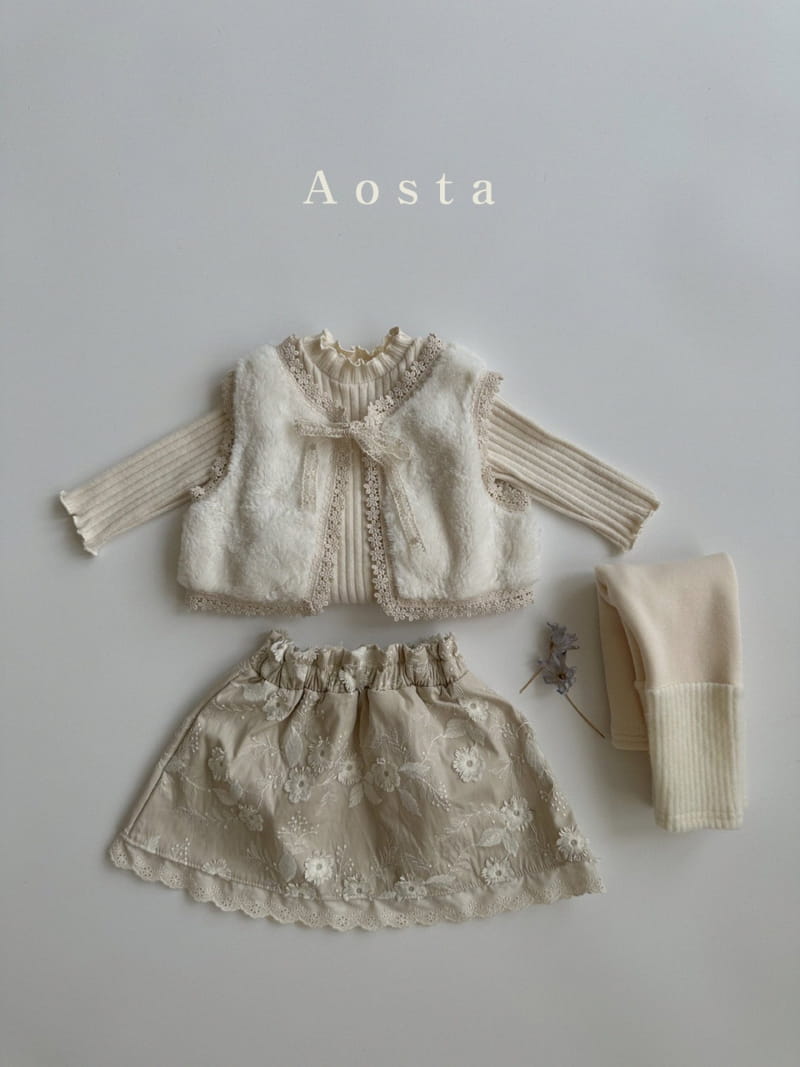 Aosta - Korean Children Fashion - #prettylittlegirls - Warmer Leggings - 6