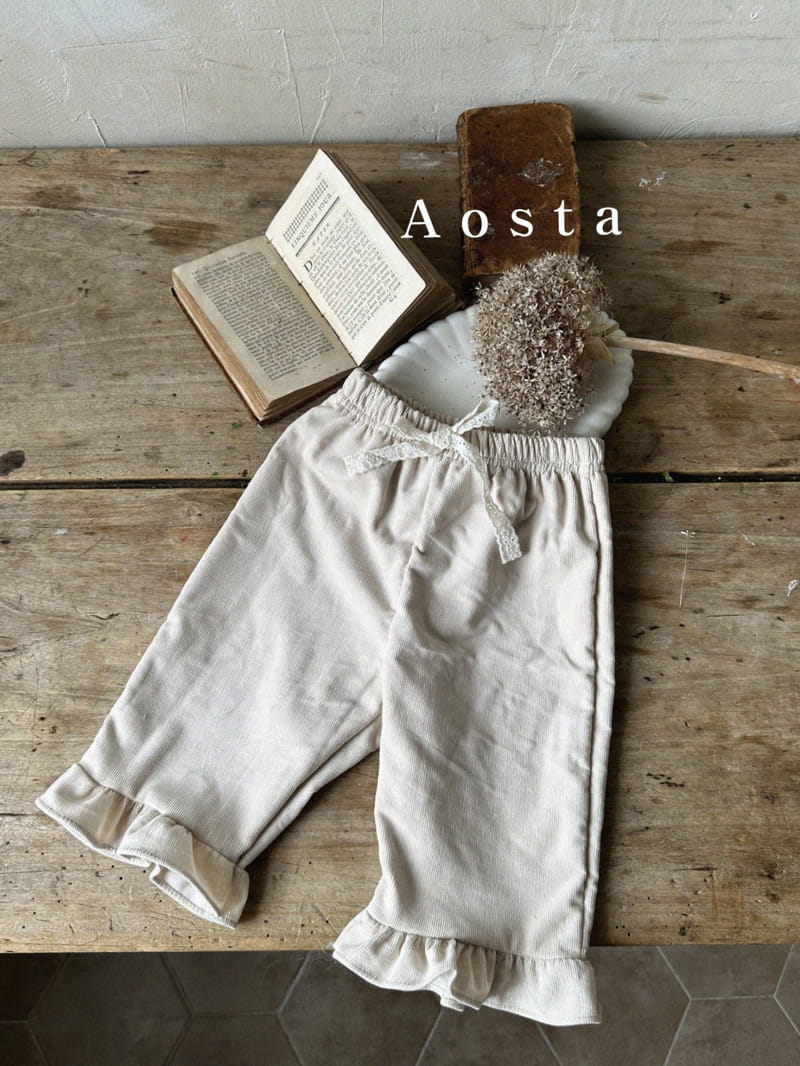 Aosta - Korean Children Fashion - #prettylittlegirls - Olivia Frill Pants - 3