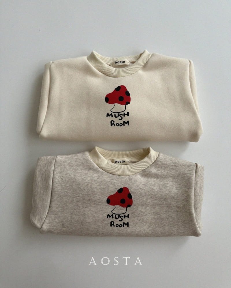 Aosta - Korean Children Fashion - #prettylittlegirls - Mushroom Sweatshirt