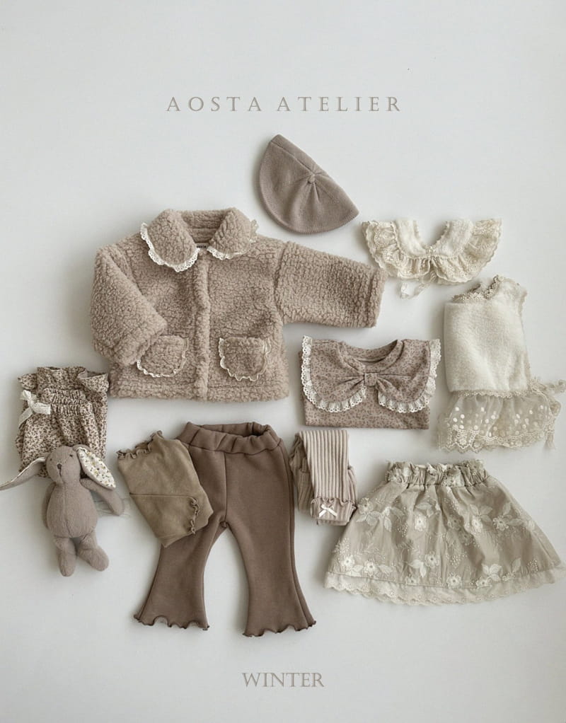 Aosta - Korean Children Fashion - #todddlerfashion - Lace Frill Vest - 11