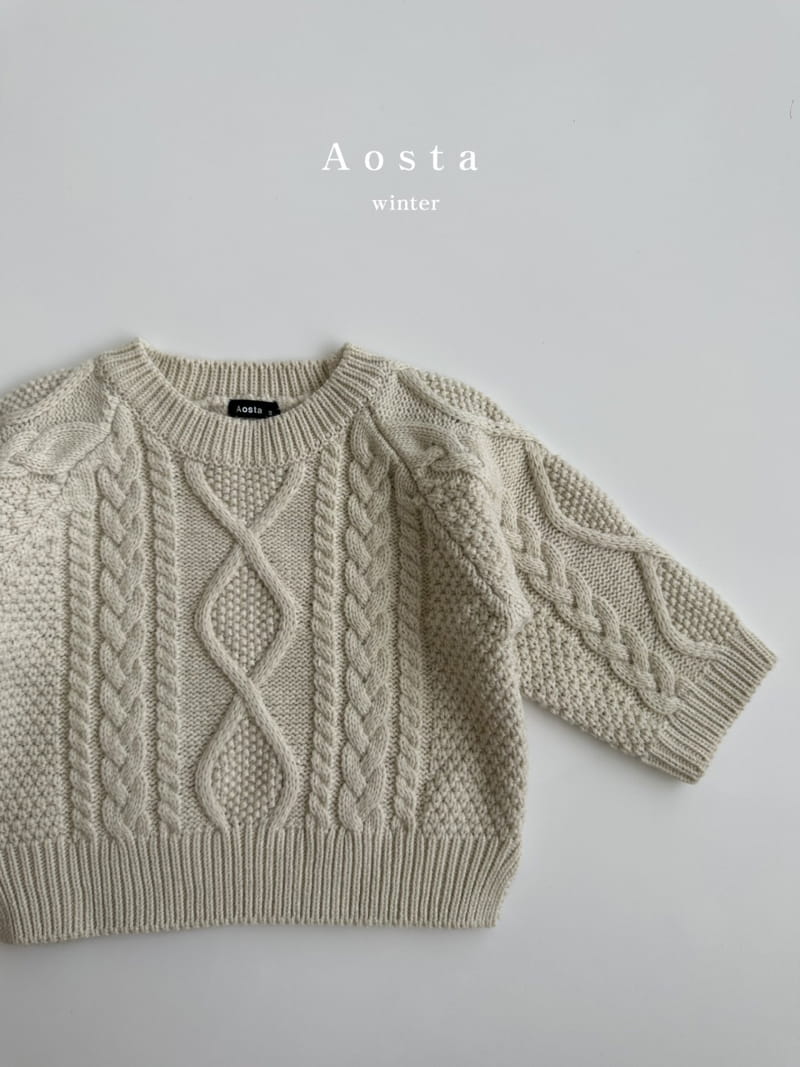 Aosta - Korean Children Fashion - #todddlerfashion - Knit Pullover - 3