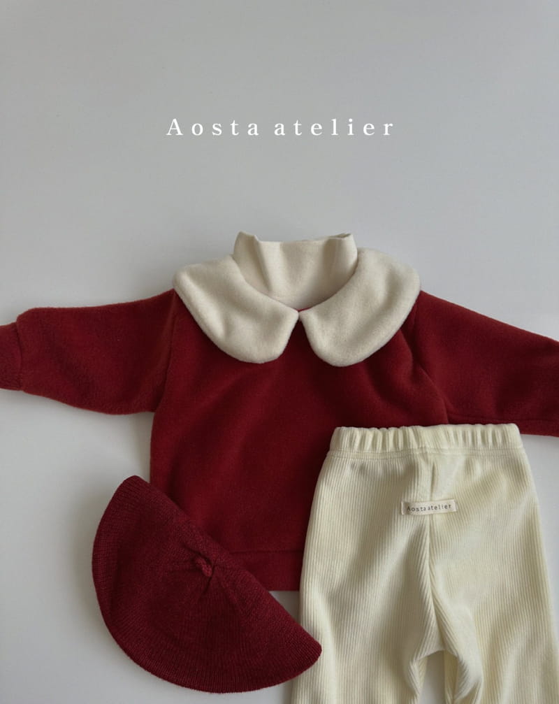 Aosta - Korean Children Fashion - #toddlerclothing - Winter Collar Tee - 12