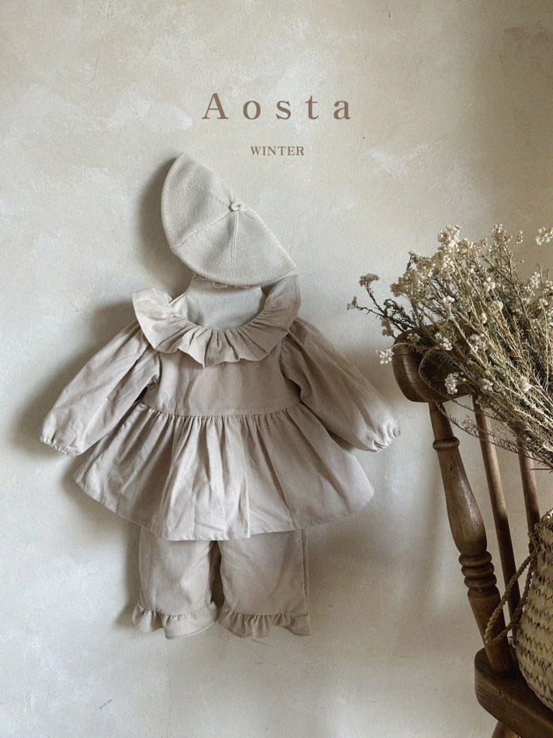 Aosta - Korean Children Fashion - #toddlerclothing - Olivia Frill Pants - 5