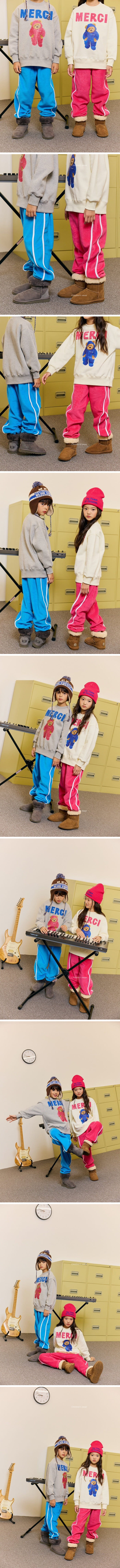 Apple Smile - Korean Children Fashion - #kidsstore - Fleece Pants