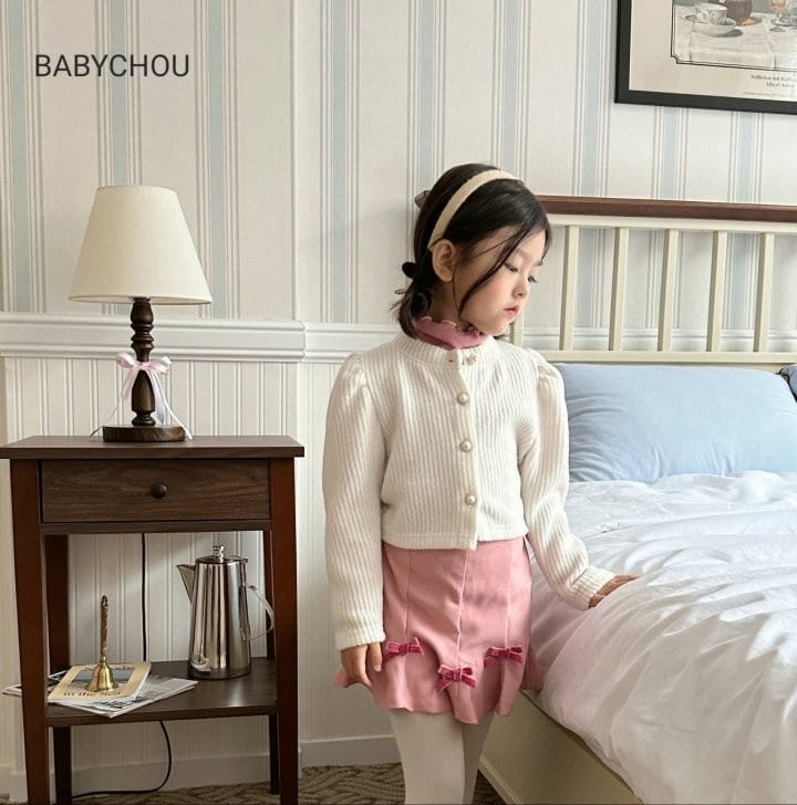 Babychou - Korean Children Fashion - #kidzfashiontrend - Jeina Cardigan - 4