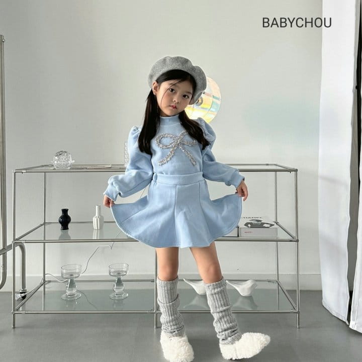 Babychou - Korean Children Fashion - #Kfashion4kids - Rolly Top Bottom Set - 9