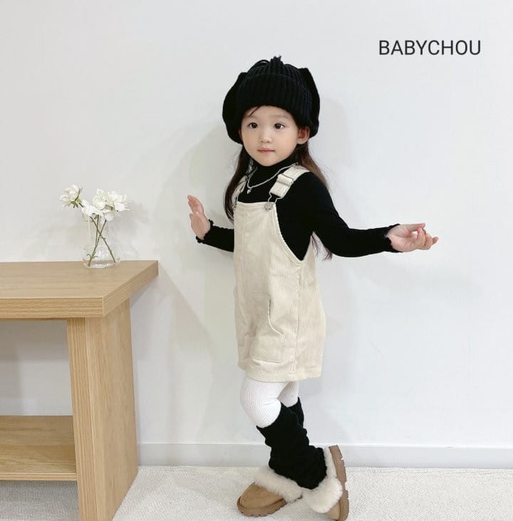 Babychou - Korean Children Fashion - #childofig - Baily Dungarees Pants - 3