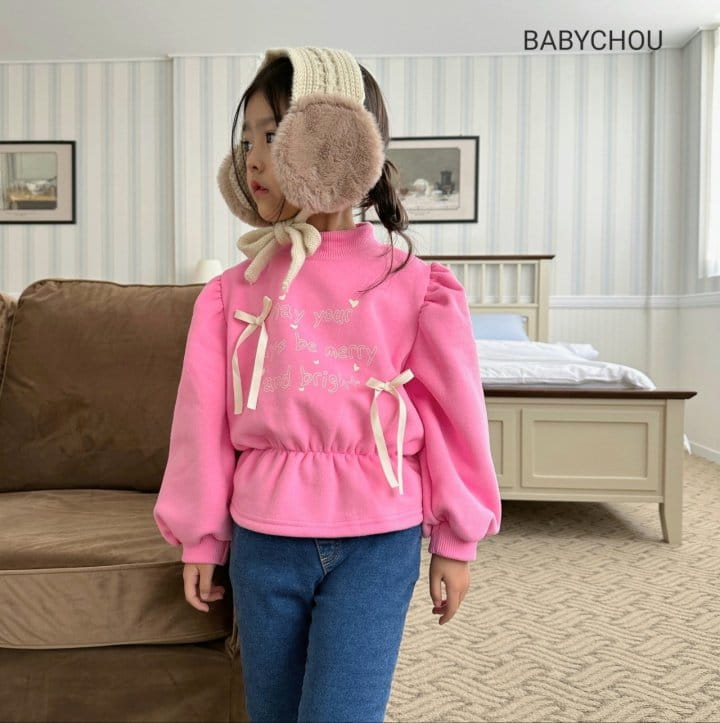 Babychou - Korean Children Fashion - #childofig - Merry Sweatshirt - 12