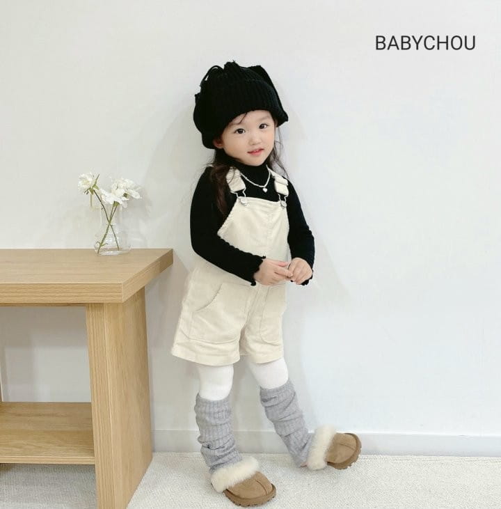 Babychou - Korean Children Fashion - #childofig - Baily Dungarees Pants - 4