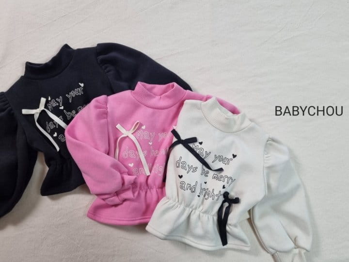 Babychou - Korean Children Fashion - #designkidswear - Merry Sweatshirt
