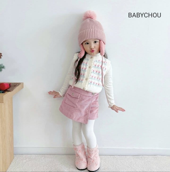 Babychou - Korean Children Fashion - #designkidswear - Cube Wrap Pants - 8