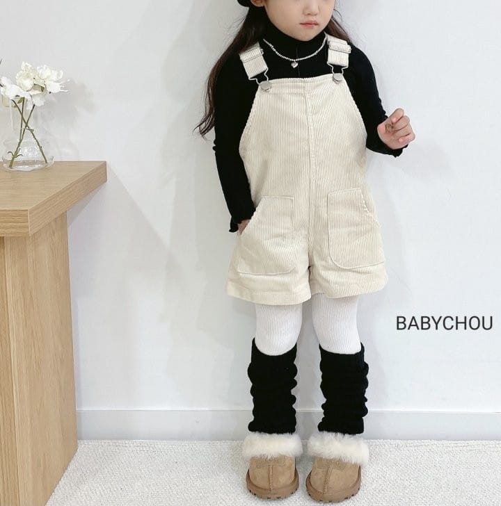 Babychou - Korean Children Fashion - #kidsshorts - Baily Dungarees Pants - 8