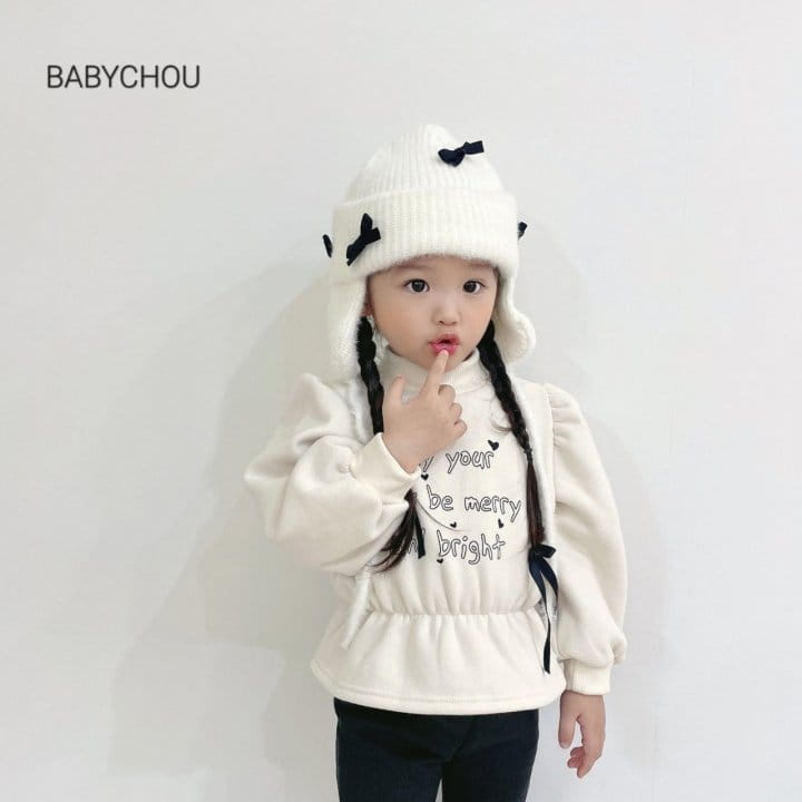 Babychou - Korean Children Fashion - #fashionkids - Merry Sweatshirt - 4