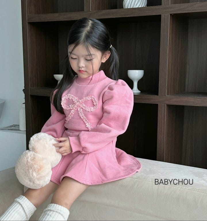 Babychou - Korean Children Fashion - #kidsshorts - Rolly Top Bottom Set - 6