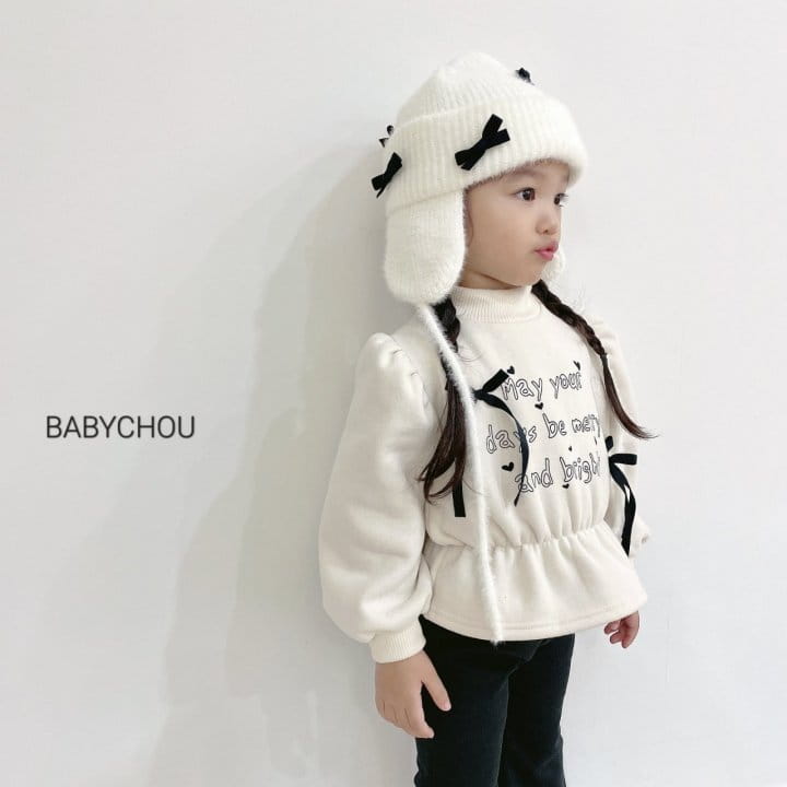 Babychou - Korean Children Fashion - #kidsstore - Merry Sweatshirt - 5