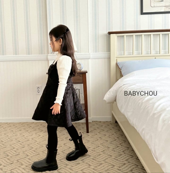 Babychou - Korean Children Fashion - #kidsstore - SNOw White One-piece - 11