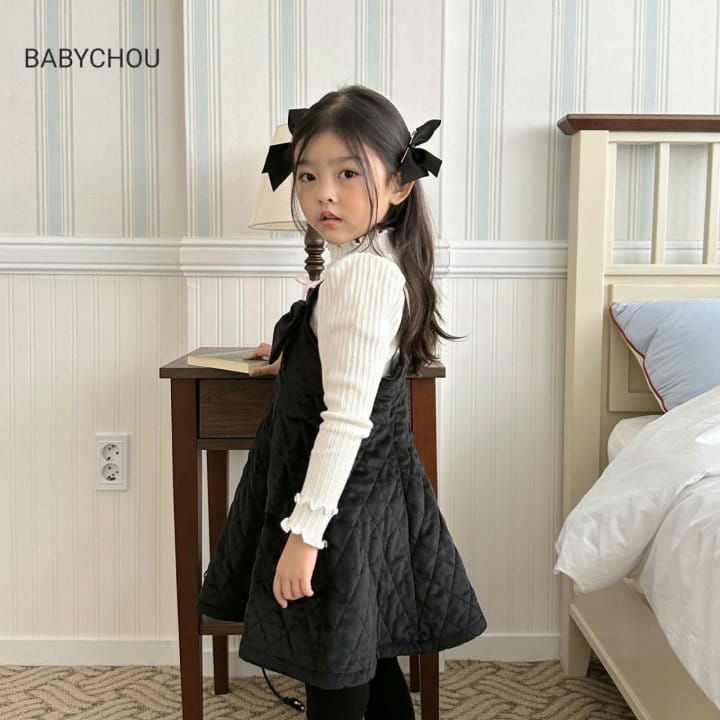 Babychou - Korean Children Fashion - #kidzfashiontrend - SNOw White One-piece - 12